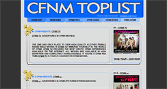 Desktop Screenshot of cfnmtoplist.com